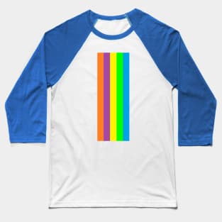 Wonderful Colorful Lines Baseball T-Shirt